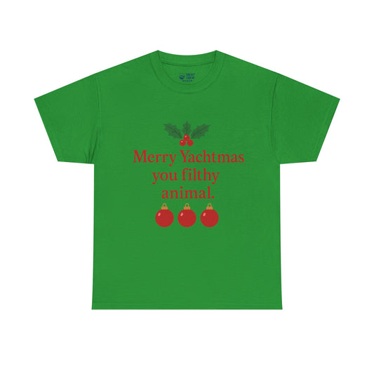 Merry Yachtmas You Filthy Animal Holiday T-Shirt