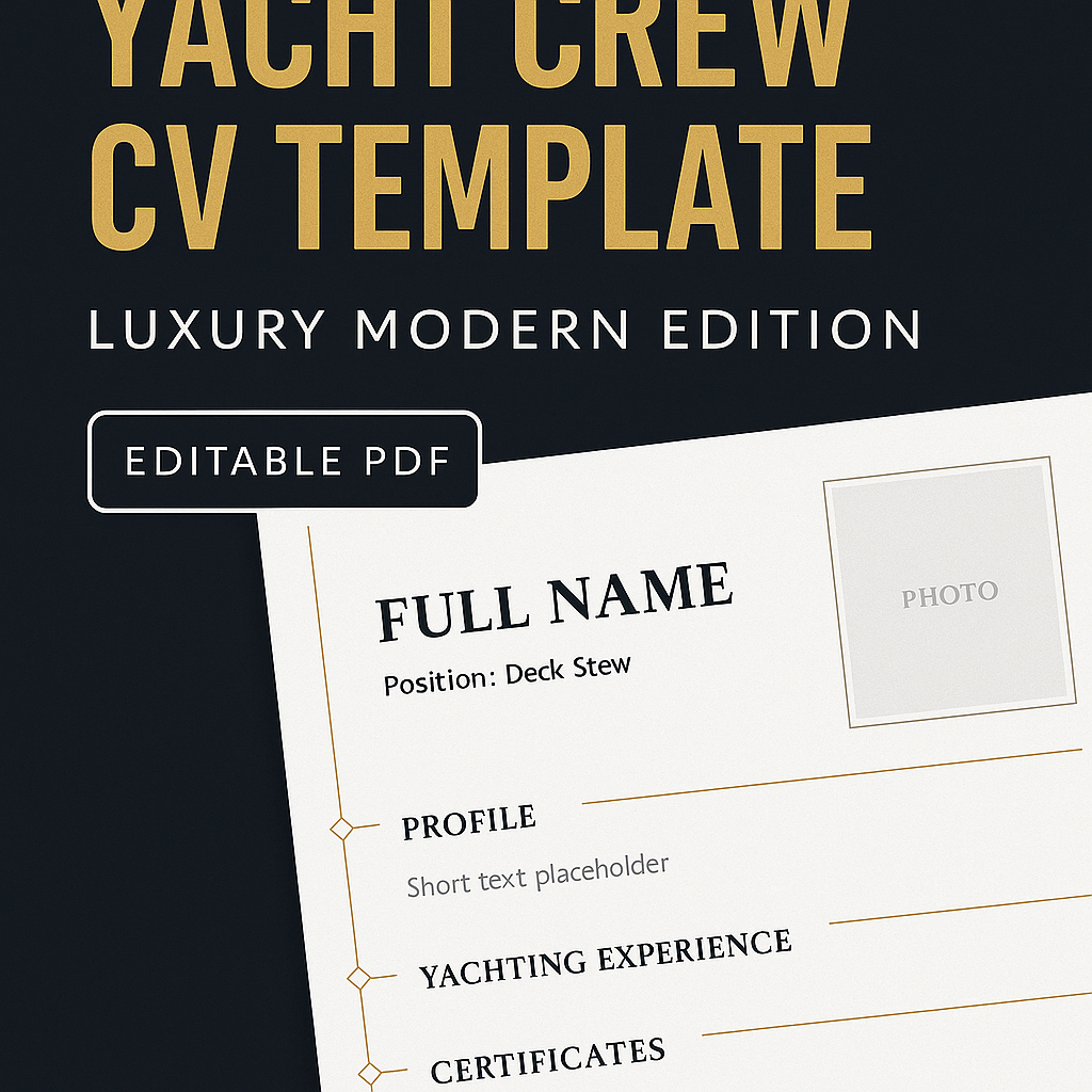 Yacht Crew FREE CV Template