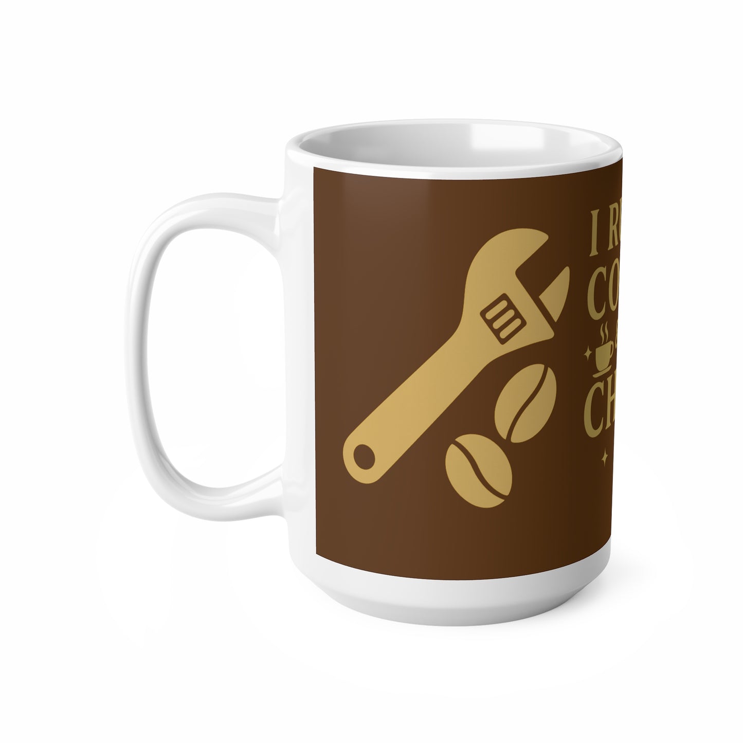 Coffee Mug — "I Run on Coffee & Fucking Chaos" 11oz/15oz Ceramic