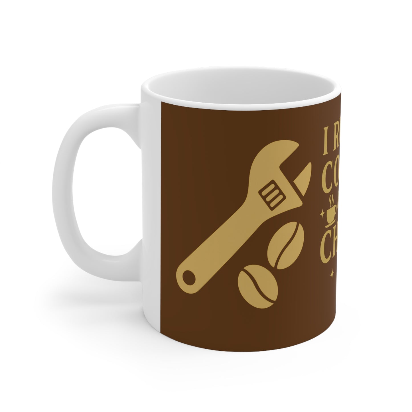 Coffee Mug — "I Run on Coffee & Fucking Chaos" 11oz/15oz Ceramic