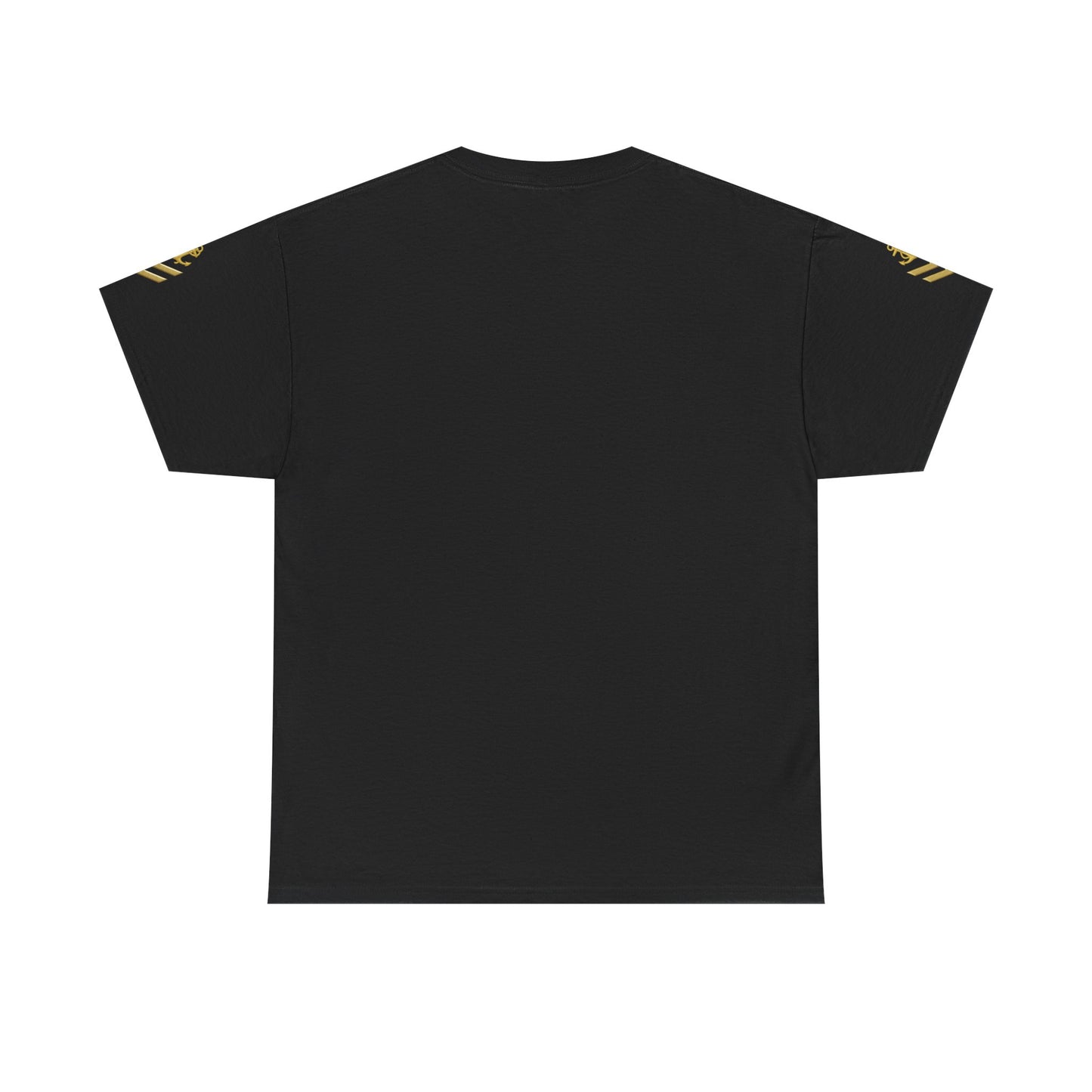 T-Shirt — Minimal Gold Yacht Graphic Tee (text: SEA AND SUN)